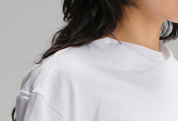 Everywhere Apparel Lightweight Sweatshirt Chest Detail