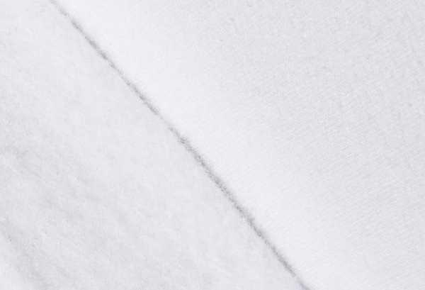 Everywhere Apparel Lightweight Sweatshirt White Fabric Detail