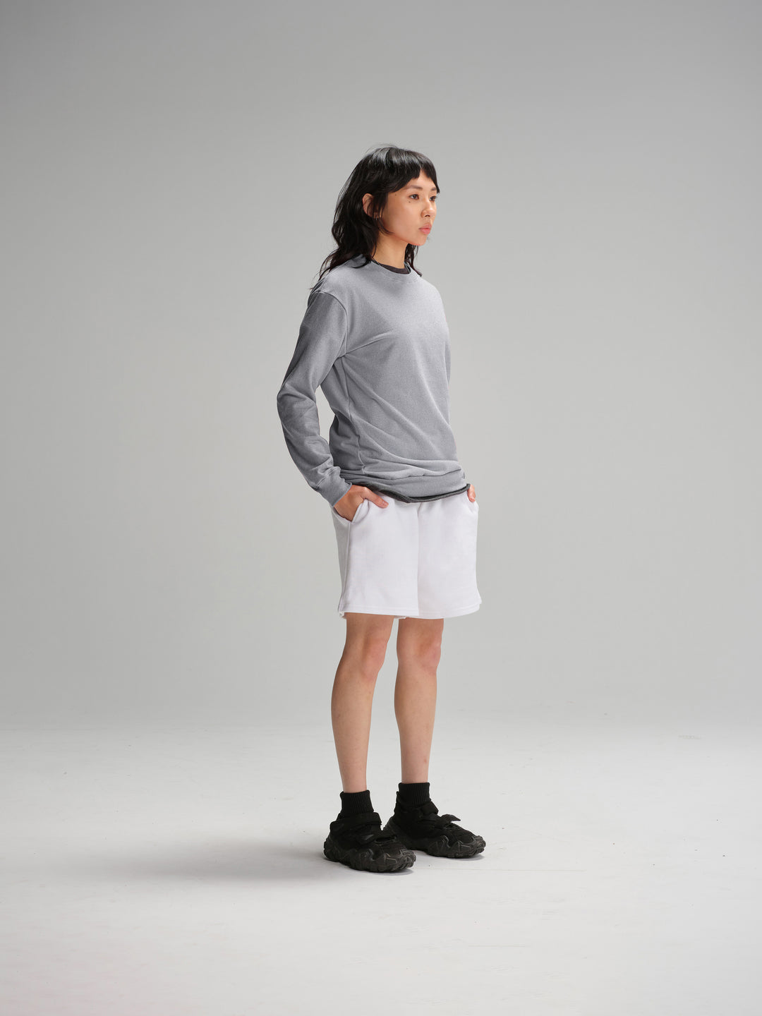 model heather-grey